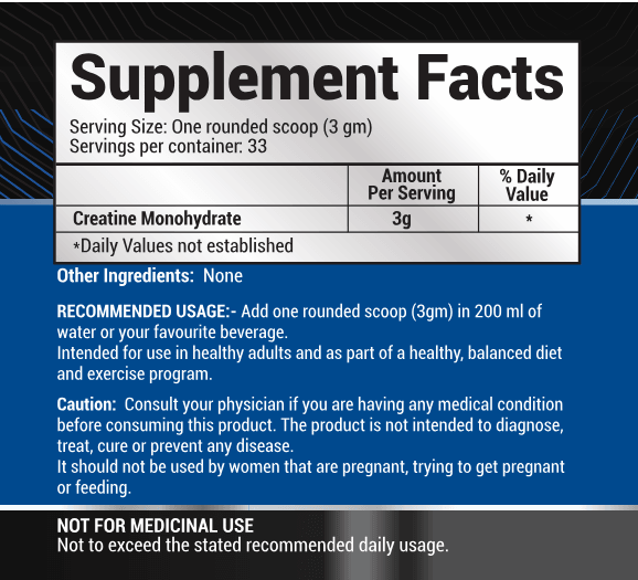 Wellrad Creatine Monohydrate - Wellrad Nutrition