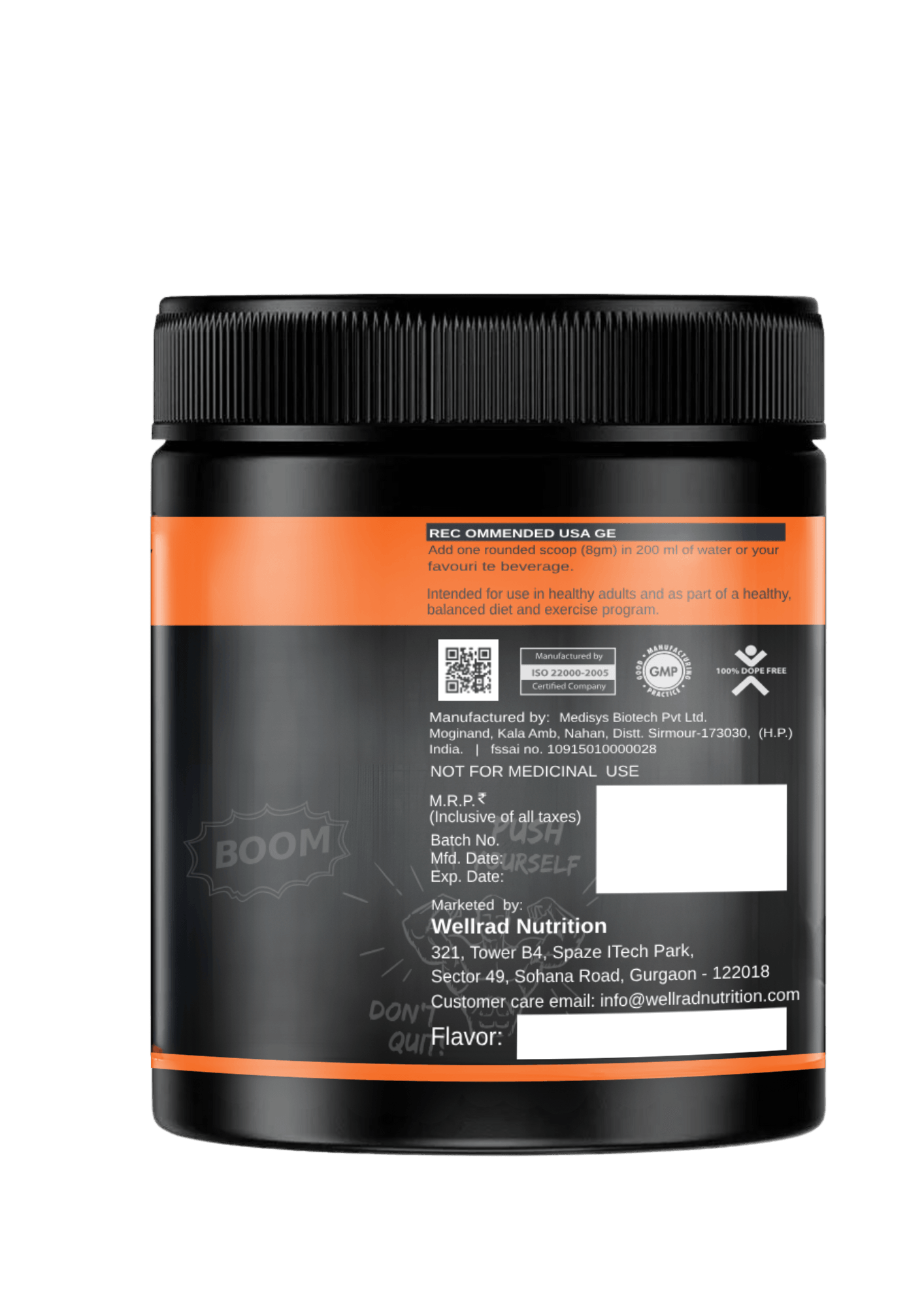 Wellrad BCAA BOOM - Wellrad Nutrition